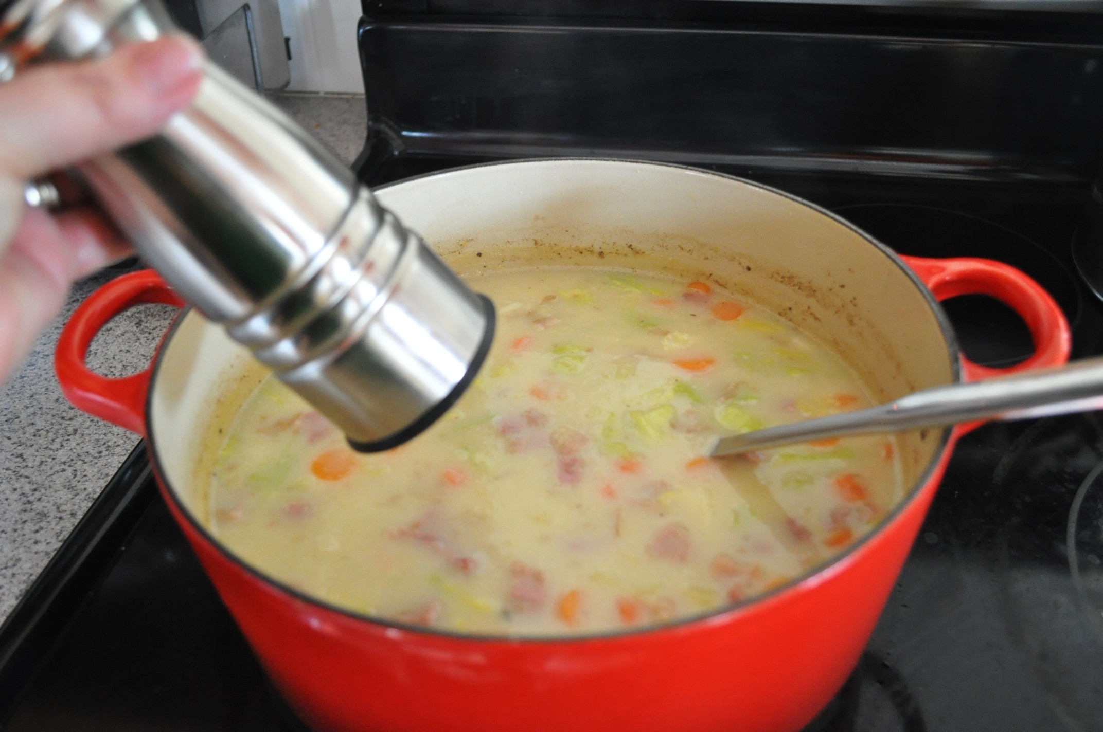 How can you make beef and cabbage soup?