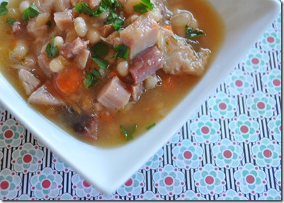 Smoked Turkey Navy Bean soup (7)