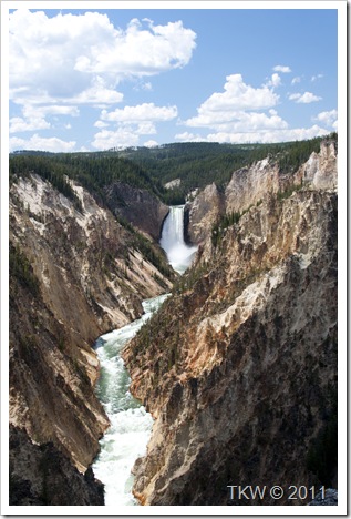 Waterfall at Yellowstone