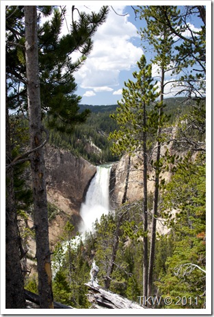 Yellowstone waterfall