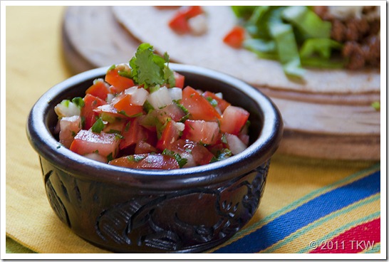 Tequila Pico de Gallo Close