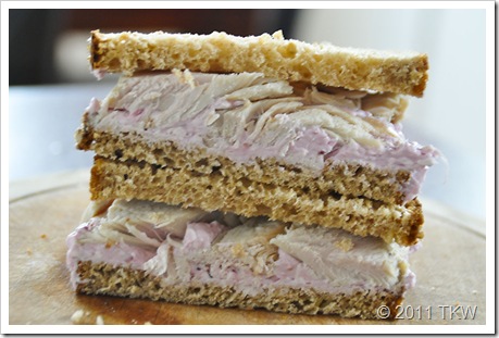 Turkey Cranberry Cream Cheese Sandwich 2