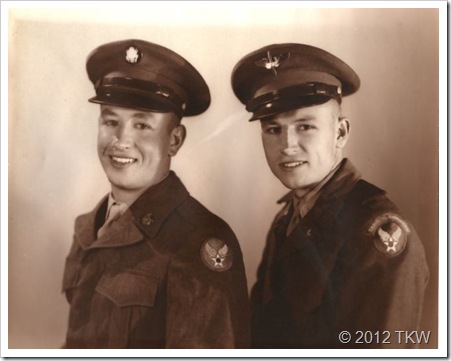 My Father in Law and his brother in 1948