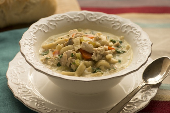 Creamy Chicken Noodle Soup-6981