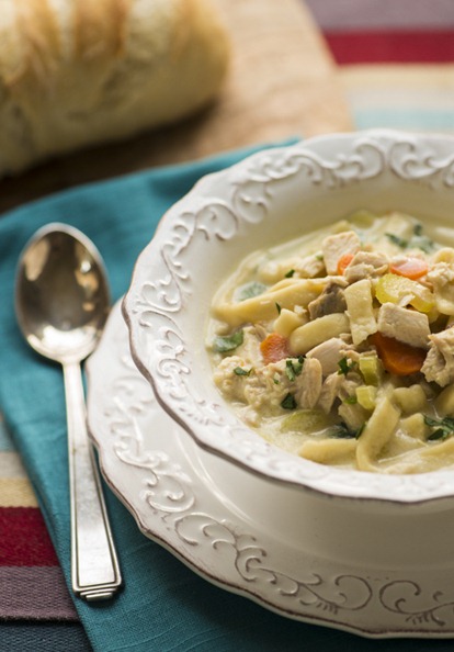 Creamy Chicken Noodle Soup-6987