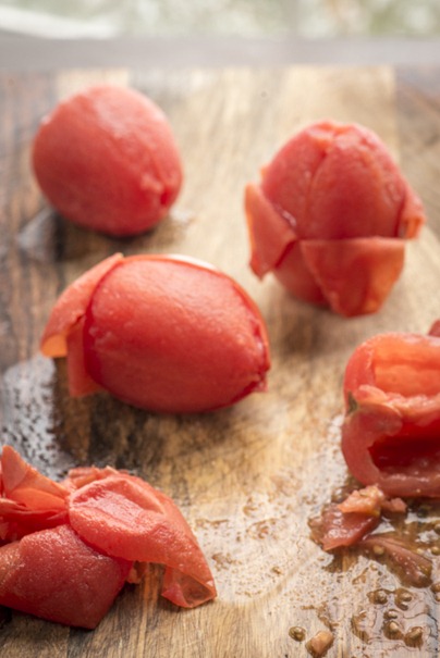 Peeled tomatoes (c) Rhonda Adkins-8211