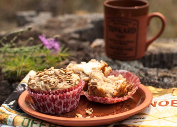 FreshPeach and Sunflower seed muffins thekitchenwitchblog.com.jpg