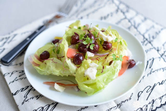 Roasted Grape and shaved carrot salad©RhondaAdkinsPhotography2015