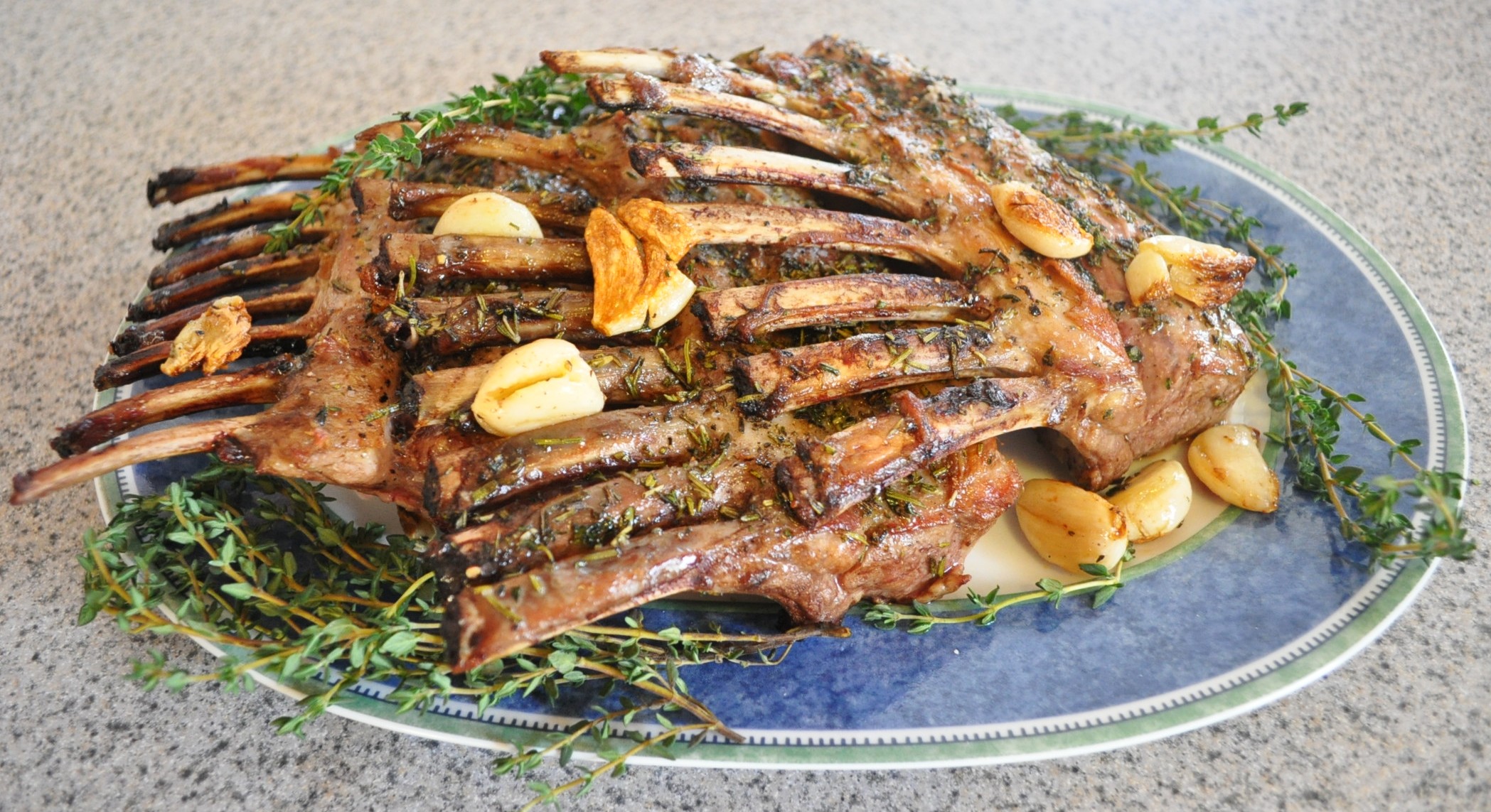 Rack of Lamb with Rosemary and Thyme | The Kitchen Witch