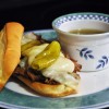 beef, Italian, easy, crockpot, cheese, peperoncini, Italian dressing, sandwich, recipe, food