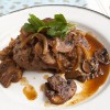 Venison, onion, mushrooms, Daring Cooks, Steak, mashed potatoes, fried, Healthy, Salisbury Steak Recipe, food