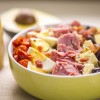 food, Photography, recipe, lettuce, tomato, ham, bacon, Avocados, Blue Cheese, olives