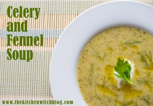 Roasted Celery and Fennel Soup www.thekitchenwitchblog.com